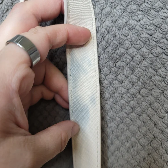 Betsey Johnson White Embossed Skull Tote - Picture 8 of 8